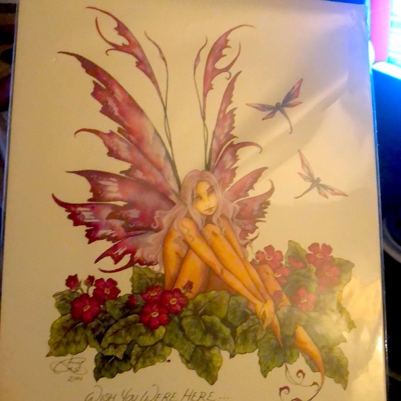 Amy Brown Other - Amy Brown Wish You Were Here SIGNED OUT OF PRINT